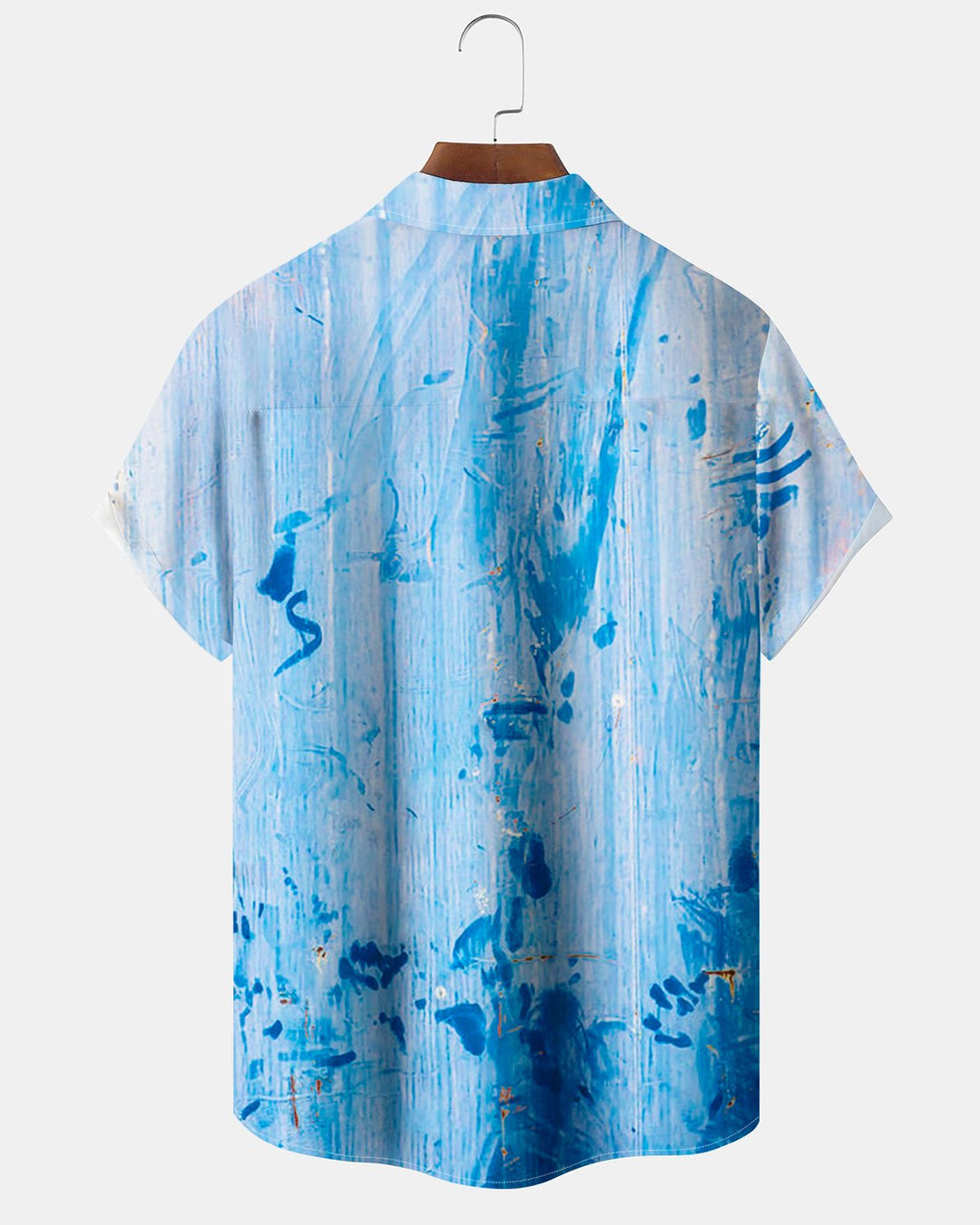 Alohadaddy® Casual Stripe Abstract Graphic Print Pocket Elastic Button Men&