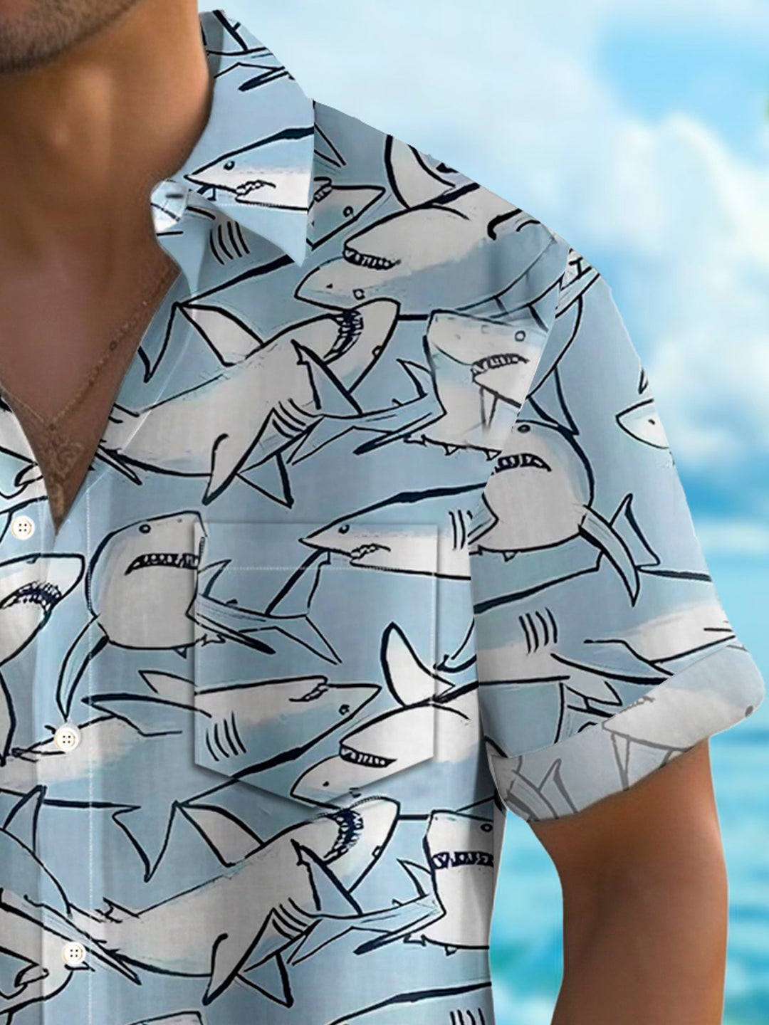 Alohadaddy Hawaii Marine Creatures Whale Shark 3D Print Men&