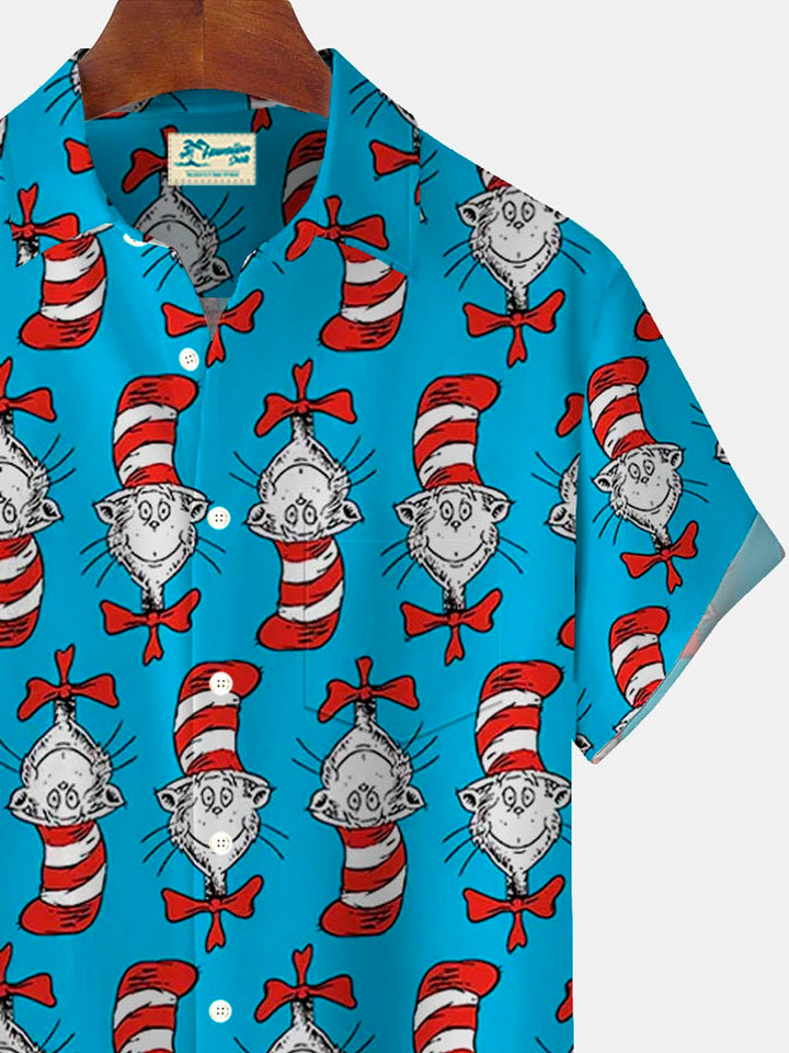 Alohadaddy Christmas Cartoon Print Men&
