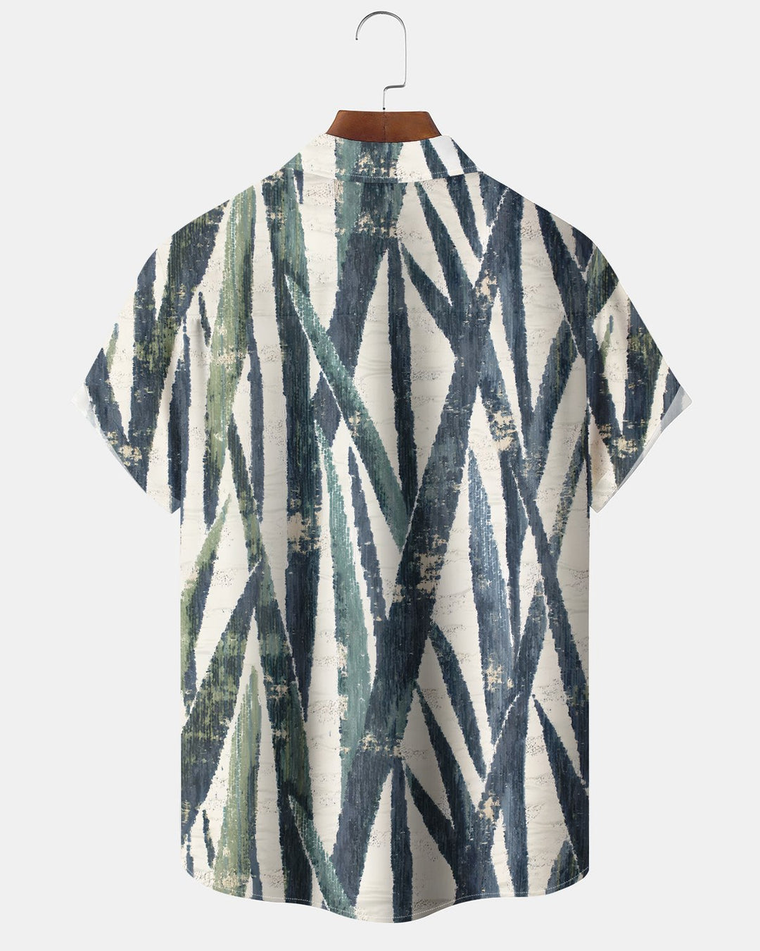 Alohadaddy® Casual Abstract Striped Print Art Button Pocket Cardigan Men&