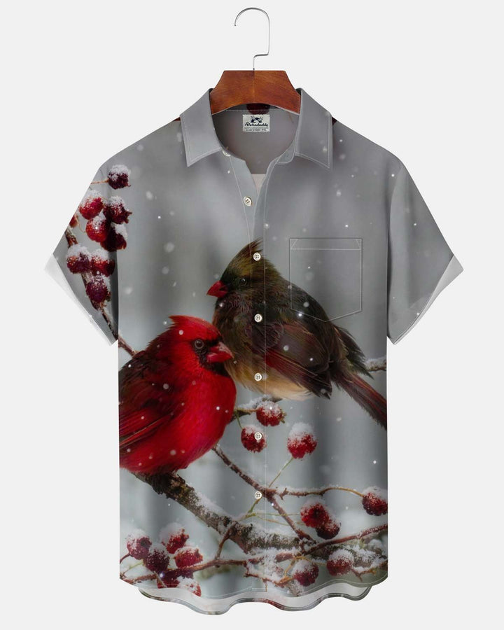 Alohadaddy® Holiday Cardinal Print Men&