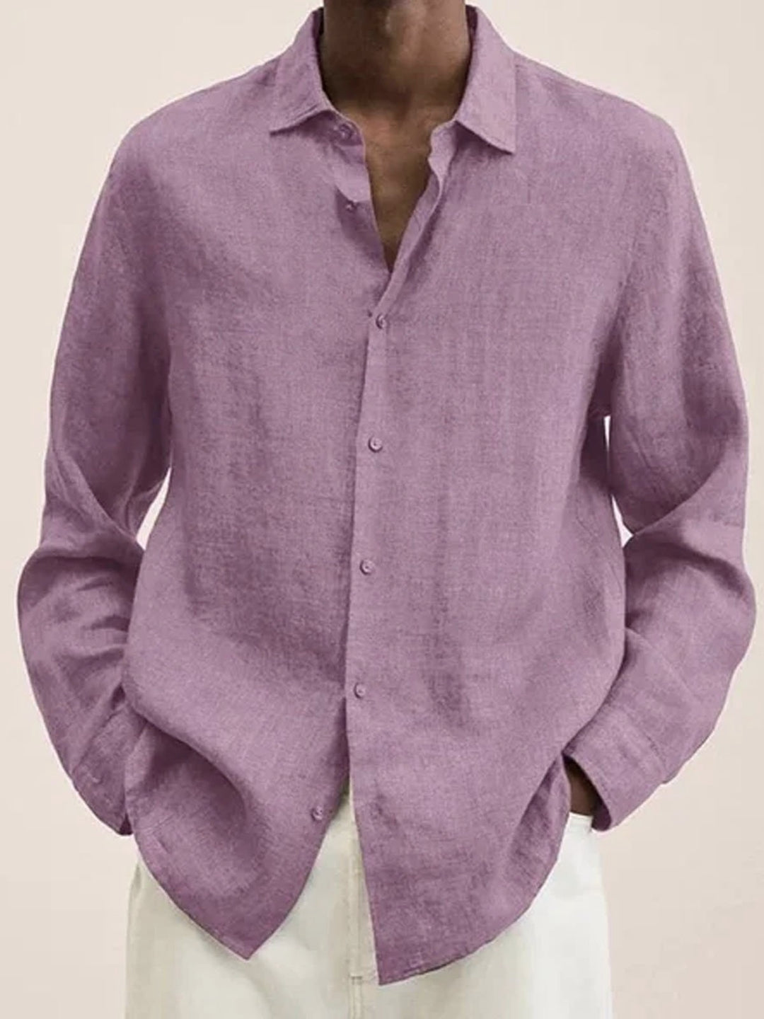 Cotton-Blend Basic Series Shirts &amp; Tops