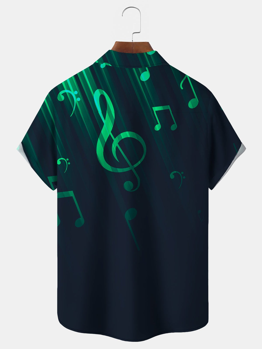 Alohadaddy  Casual Musical Note Light And Shadow Men&