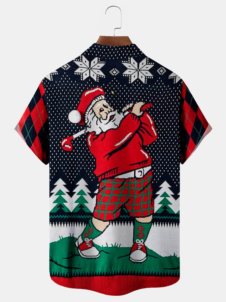Alohadaddy Christmas Holiday Blue Men&
