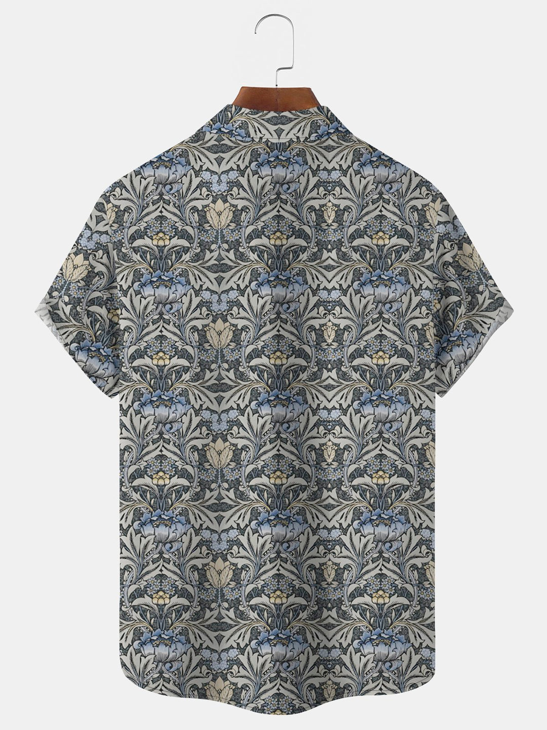 Alohadaddy Vintage Floral Light Gray Men&