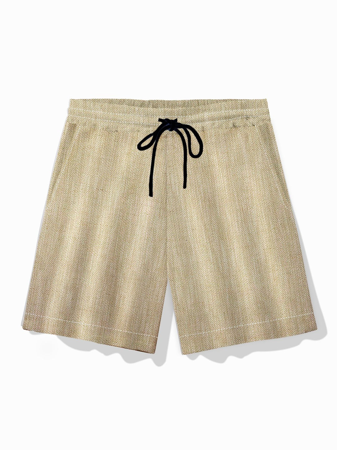 Pantalones cortos de playa Alohadaddy Beach Vacation Apricot para hombre, pantalones cortos casuales elásticos de secado rápido