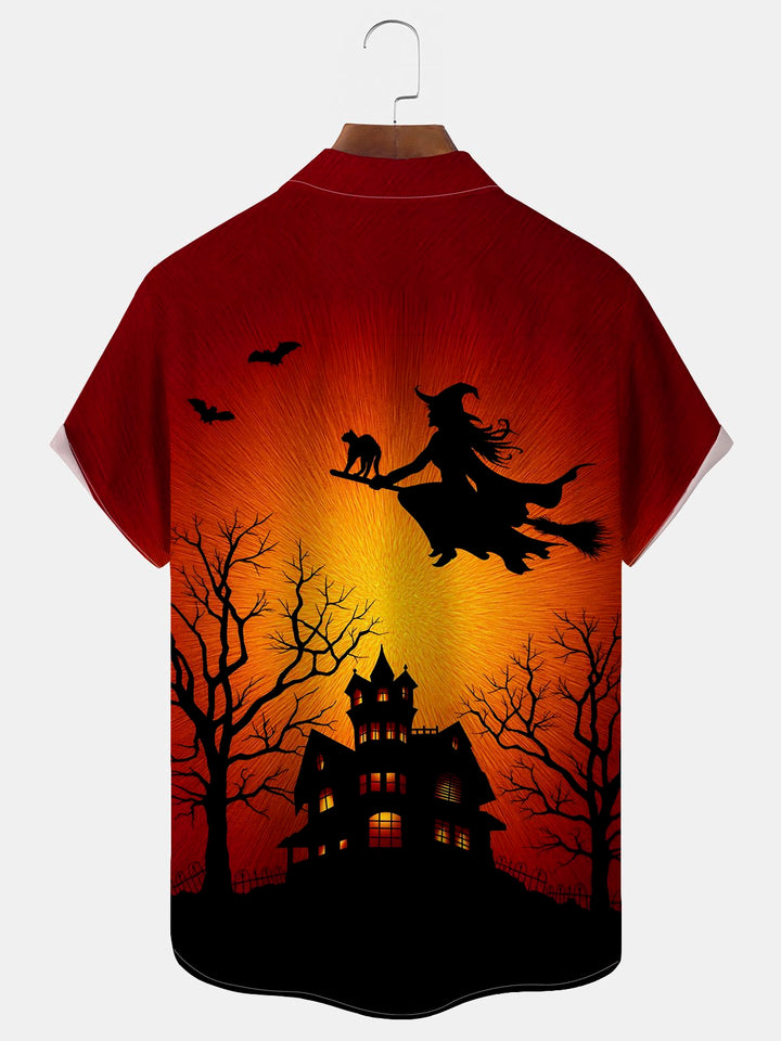 Alohadaddy Halloween Witch Print Men&