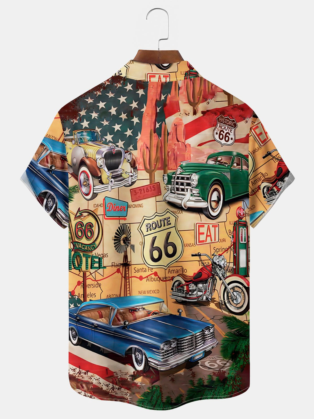 Alohadaddy Vintage Car Print Men&