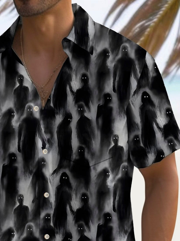 Alohadaddy Halloween Ghost Print Men&