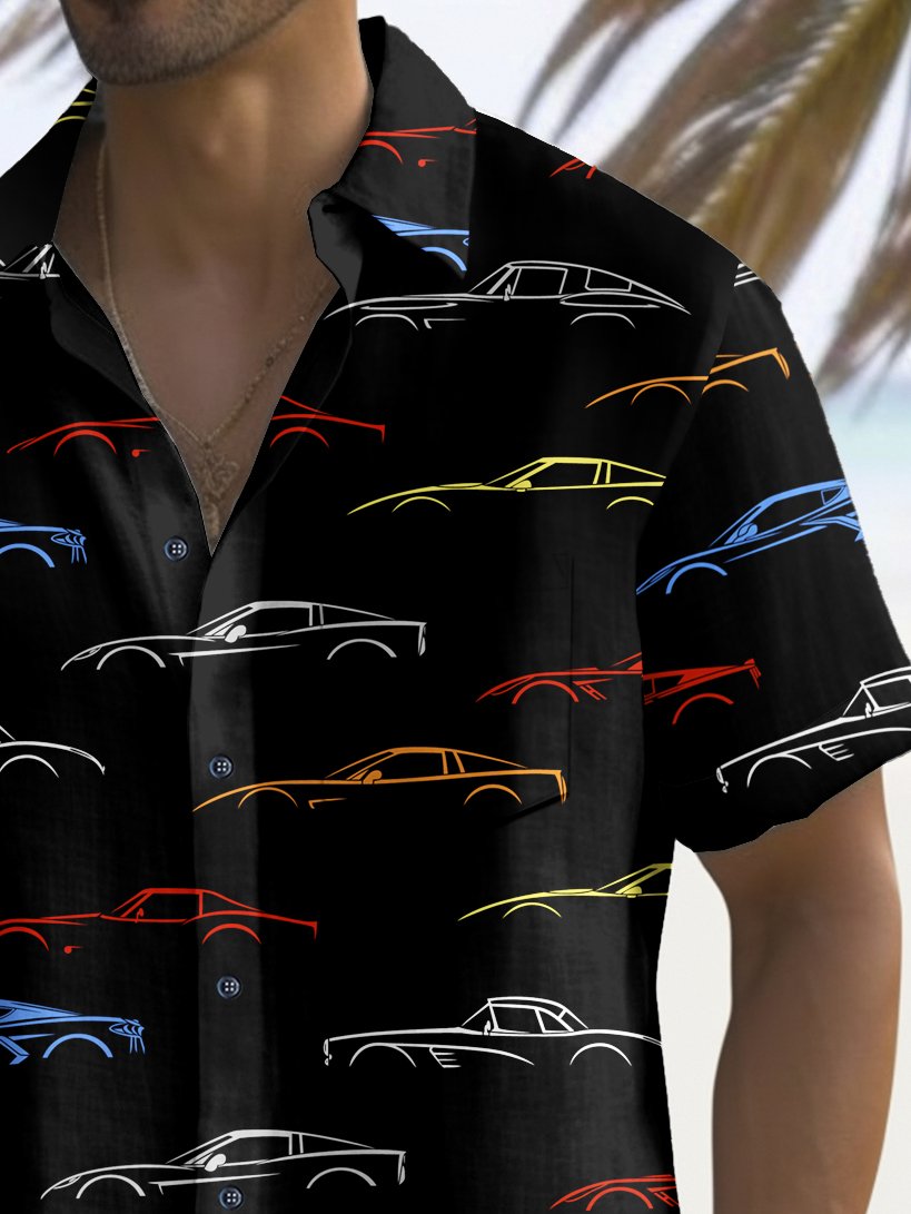 Alohadaddy Vintage Car Print Men&
