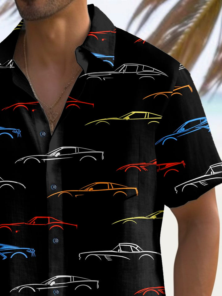 Alohadaddy Vintage Car Print Men&
