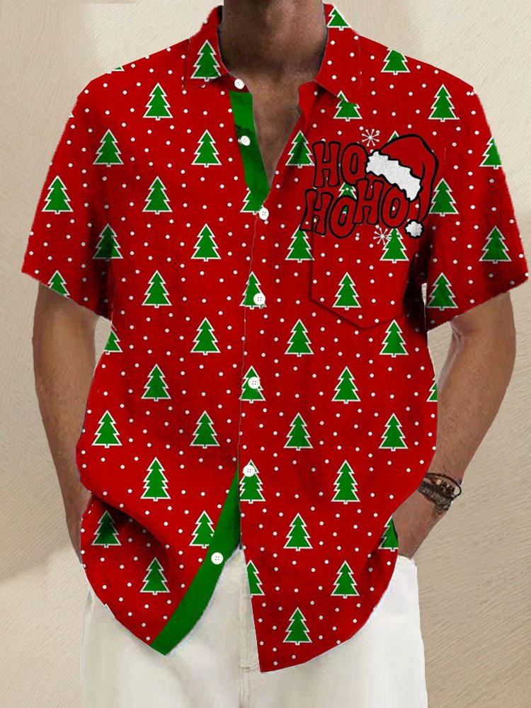 Alohadaddy Holiday Christmas Tree 3D Digital Print Men&