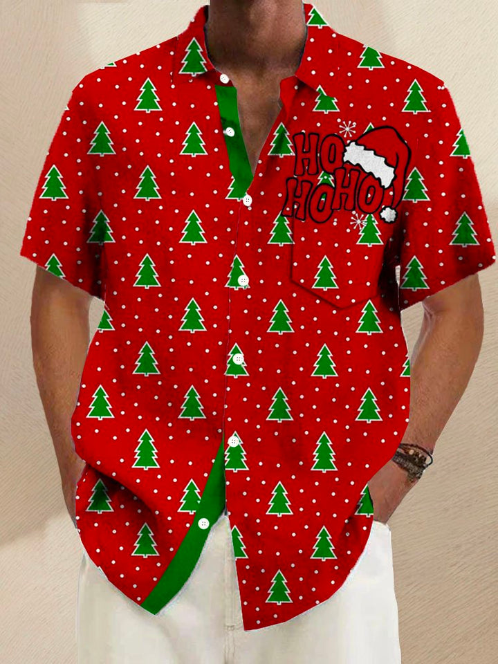 Alohadaddy Holiday Christmas Tree 3D Digital Print Men&