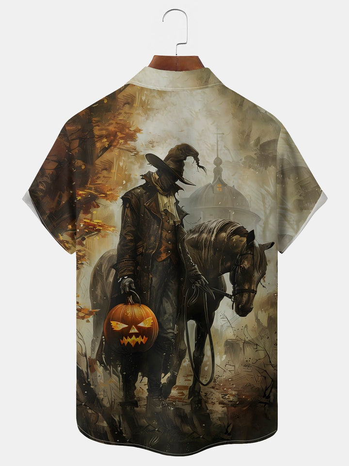 Alohadaddy Halloween Knight Print Men&