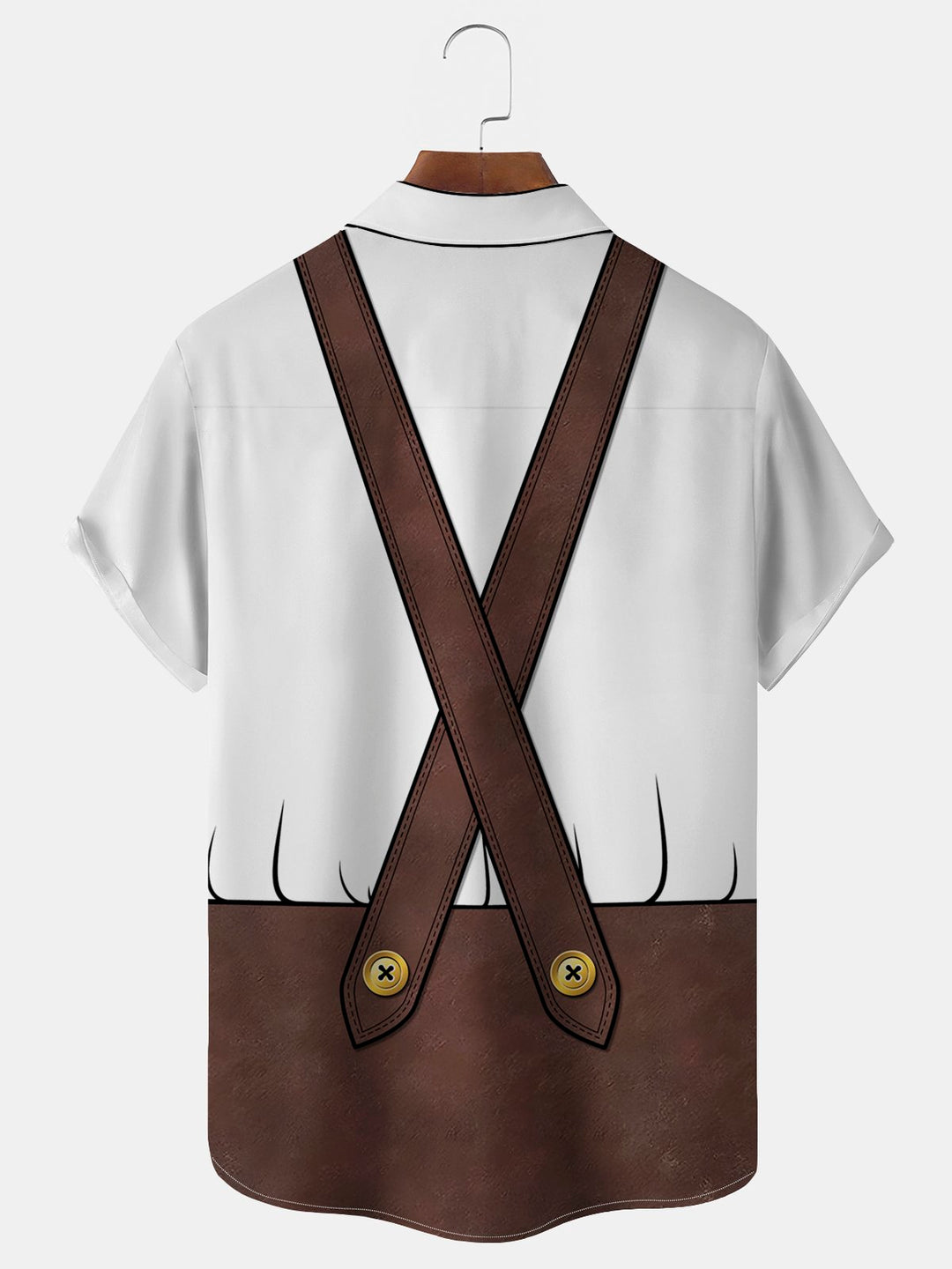 Chemise extensible à poche poitrine pour homme avec imprimé dessin animé de bière amusante Oktoberfest d&