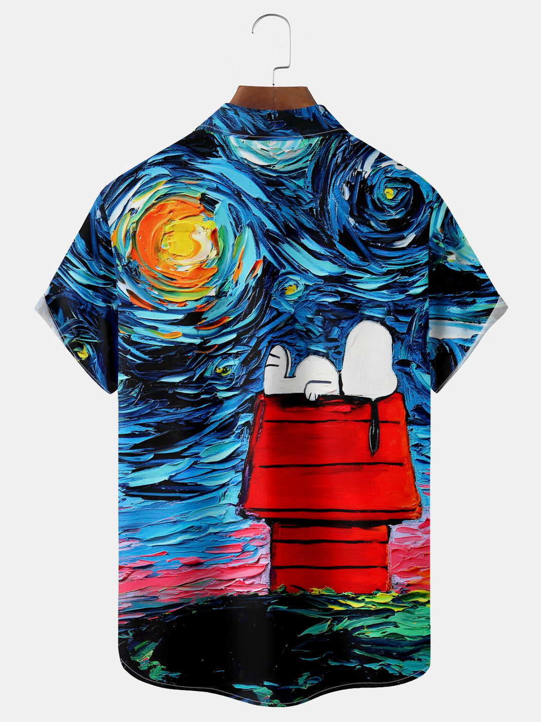 Chemise extensible à imprimé dessin animé vintage Alohadaddy avec poche poitrine et imprimé art vintage