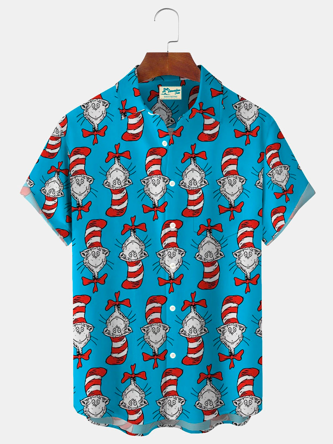 Alohadaddy Christmas Cartoon Print Men&