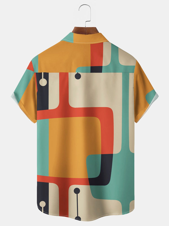 Alohadaddy Vintage Geometric Print Men&