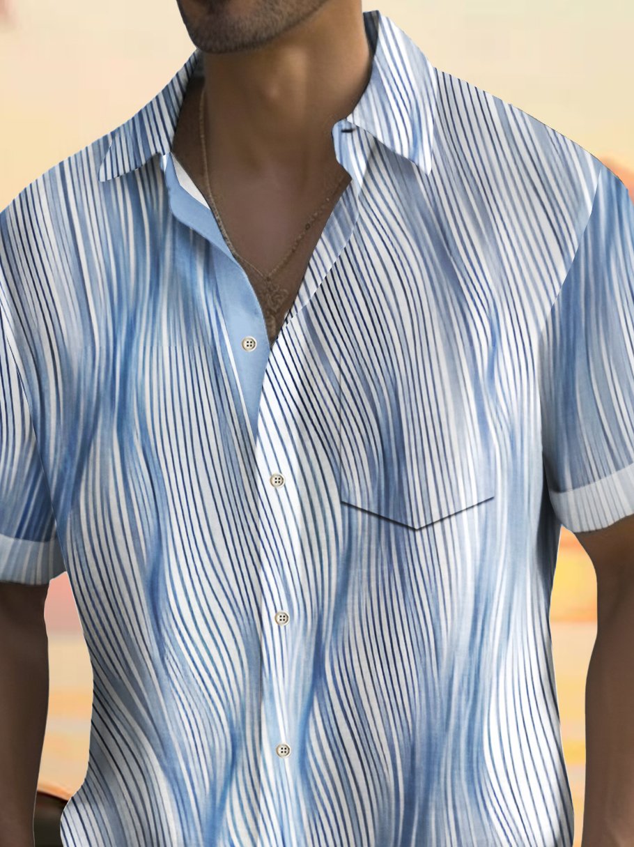 Alohadaddy® Vintage Stripe Print Men&