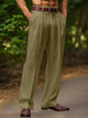 Alohadaddy® Men's Daily Beach Loose Straight Straight Solid Color Comfortable Breathable Pocket Trousers