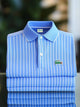 Alohadaddy® Basic Casual Stylish Stripe Printed Polo Shirt Stretch Comfort Camping Pullover Polo Shirt Big Tall