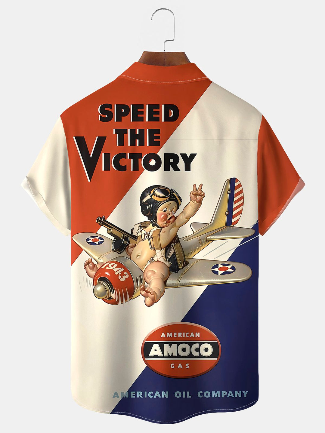 Alohadaddy® Vintage Airplane Print Men&