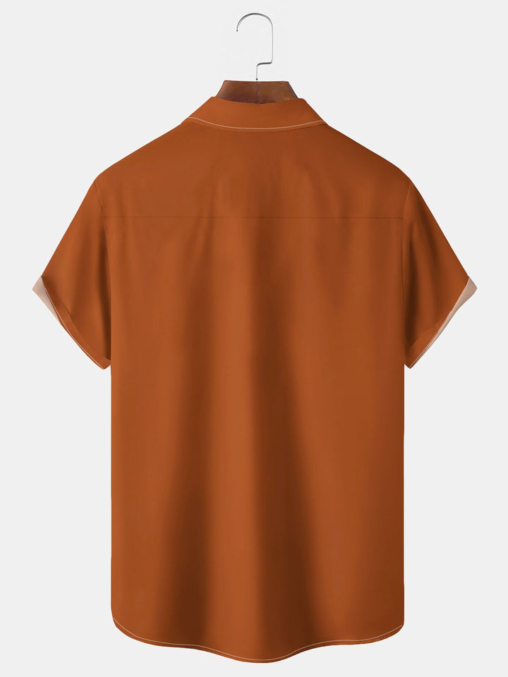 Alohadaddy® Vintage Bowling Music Print Men&