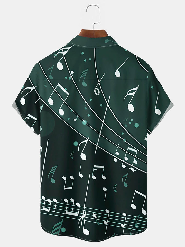 Alohadaddy® Vintage Music Note Art Print Men&