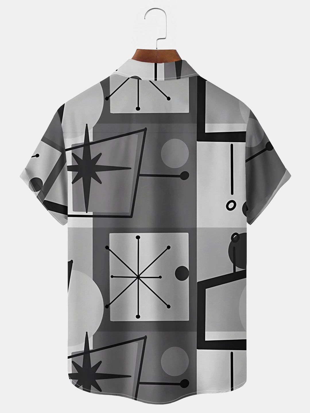 Alohadaddy® Vintage Medieval Atomic Geometry Print Men&