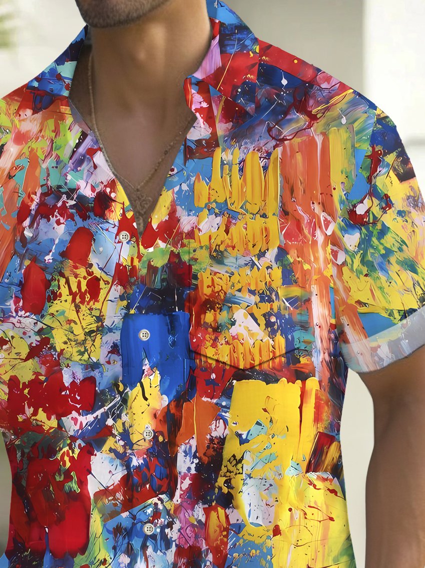Alohadaddy® Vintage Abstract Art Print Men&