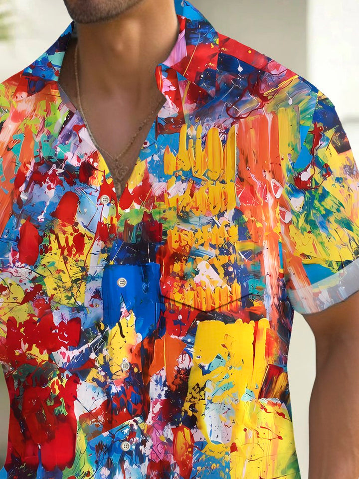 Alohadaddy® Vintage Abstract Art Print Men&
