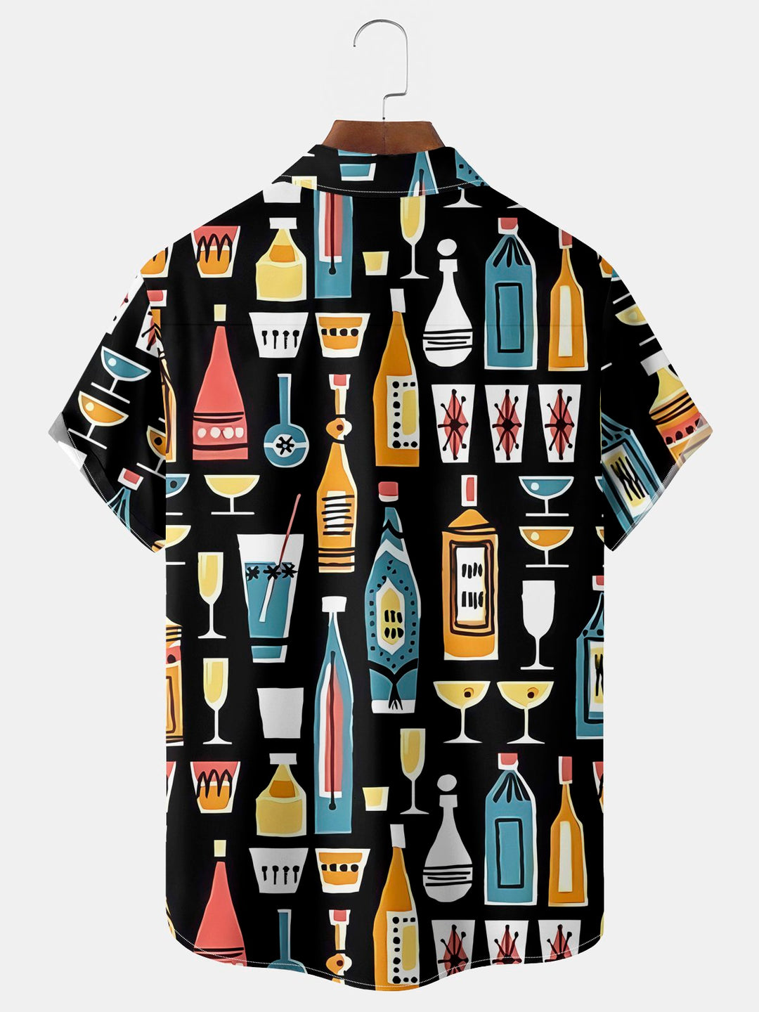 Alohadaddy® Vintage Medieval Atomic Wine Print Men&