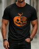 Alohadaddy® Men's Casual Halloween Pumpkin Short-Sleeve T-Shirt