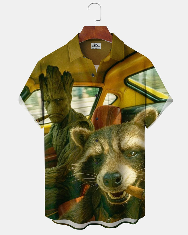Alohadaddy® Art Galaxy Guardians: Groot Rocket Raccoon Men&