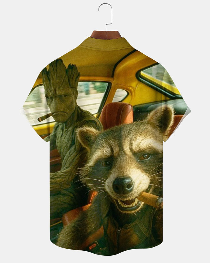 Alohadaddy® Art Galaxy Guardians: Groot Rocket Raccoon Men&
