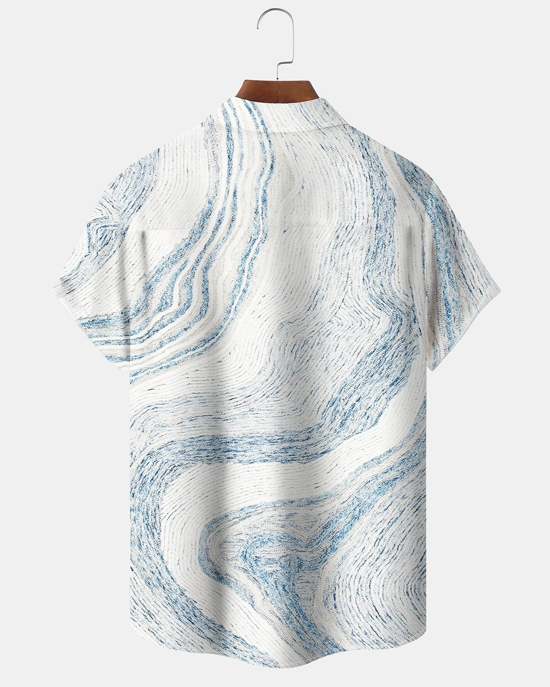 Alohadaddy® Casual Striped Abstract Print Men&