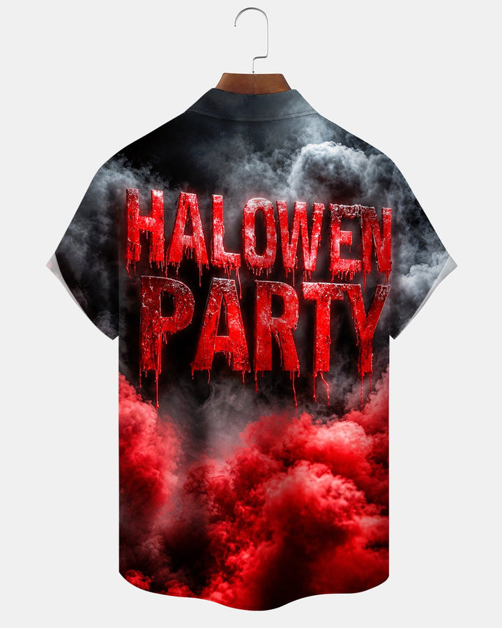 Alohadaddy® Holiday Halloween Bloodstain Print Men&