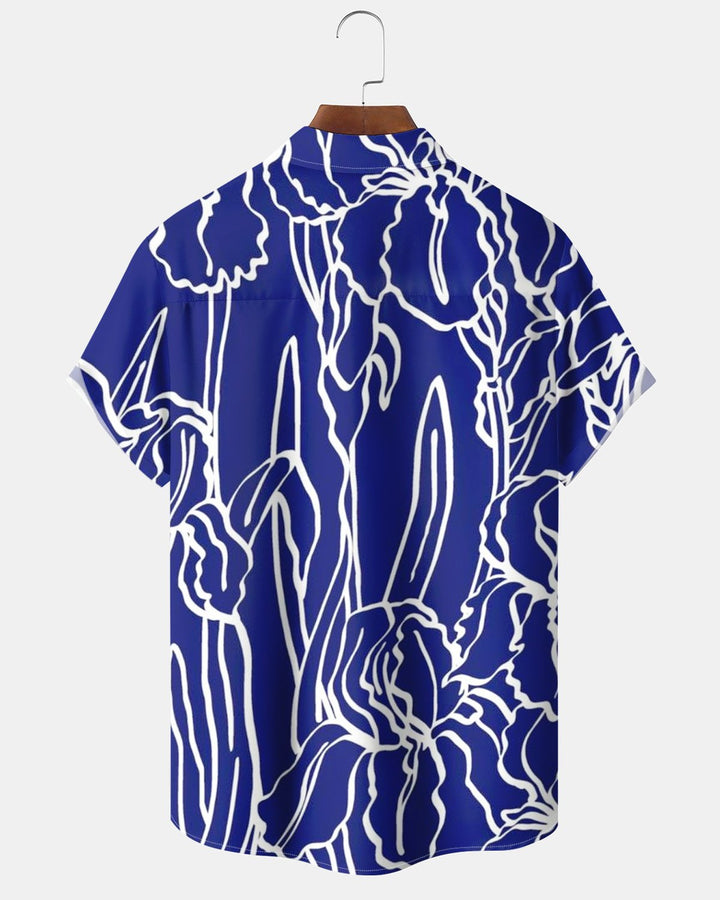 Alohadaddy® Casual Striped Print Men&