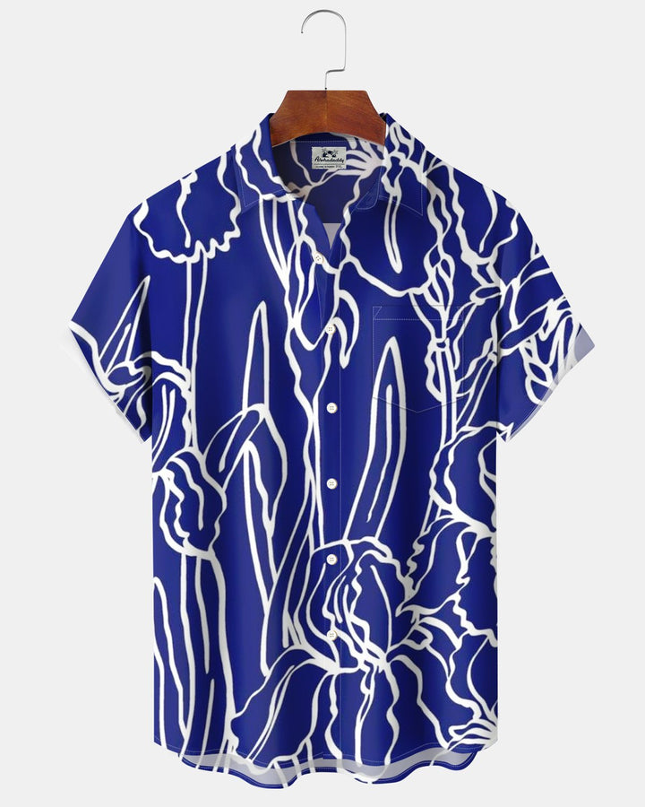 Alohadaddy® Casual Striped Print Men&
