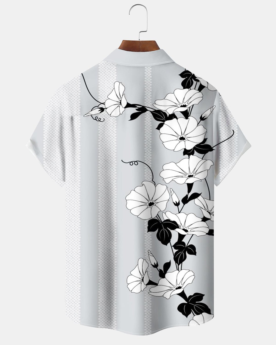 Alohadaddy® Casual Floral Striped Print Men&