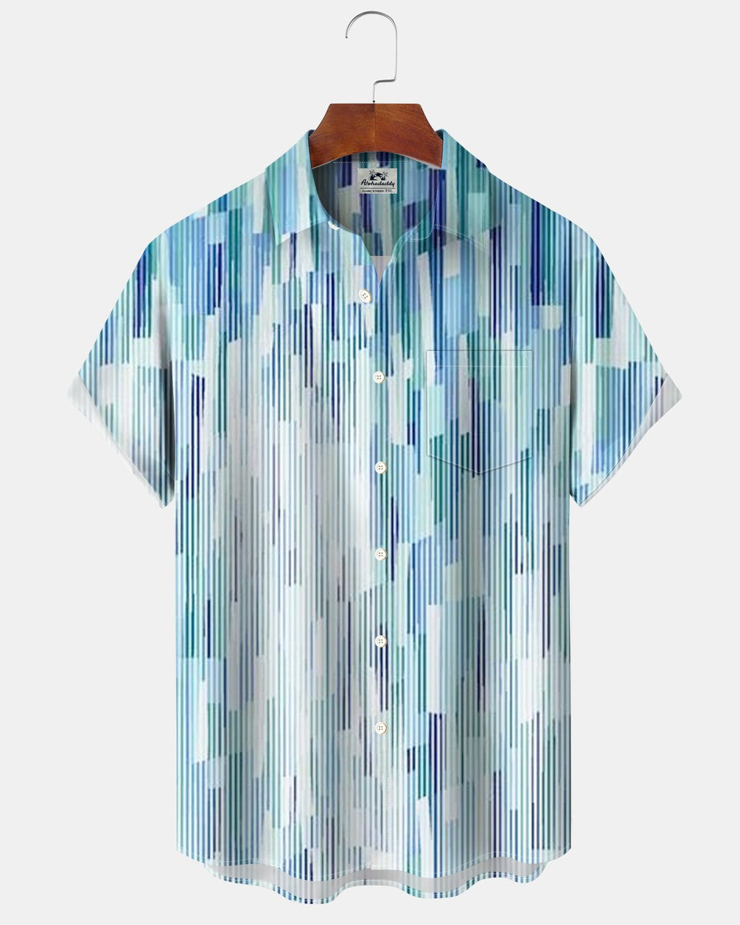 Alohadaddy® Basic Striped Gradient Print Men&