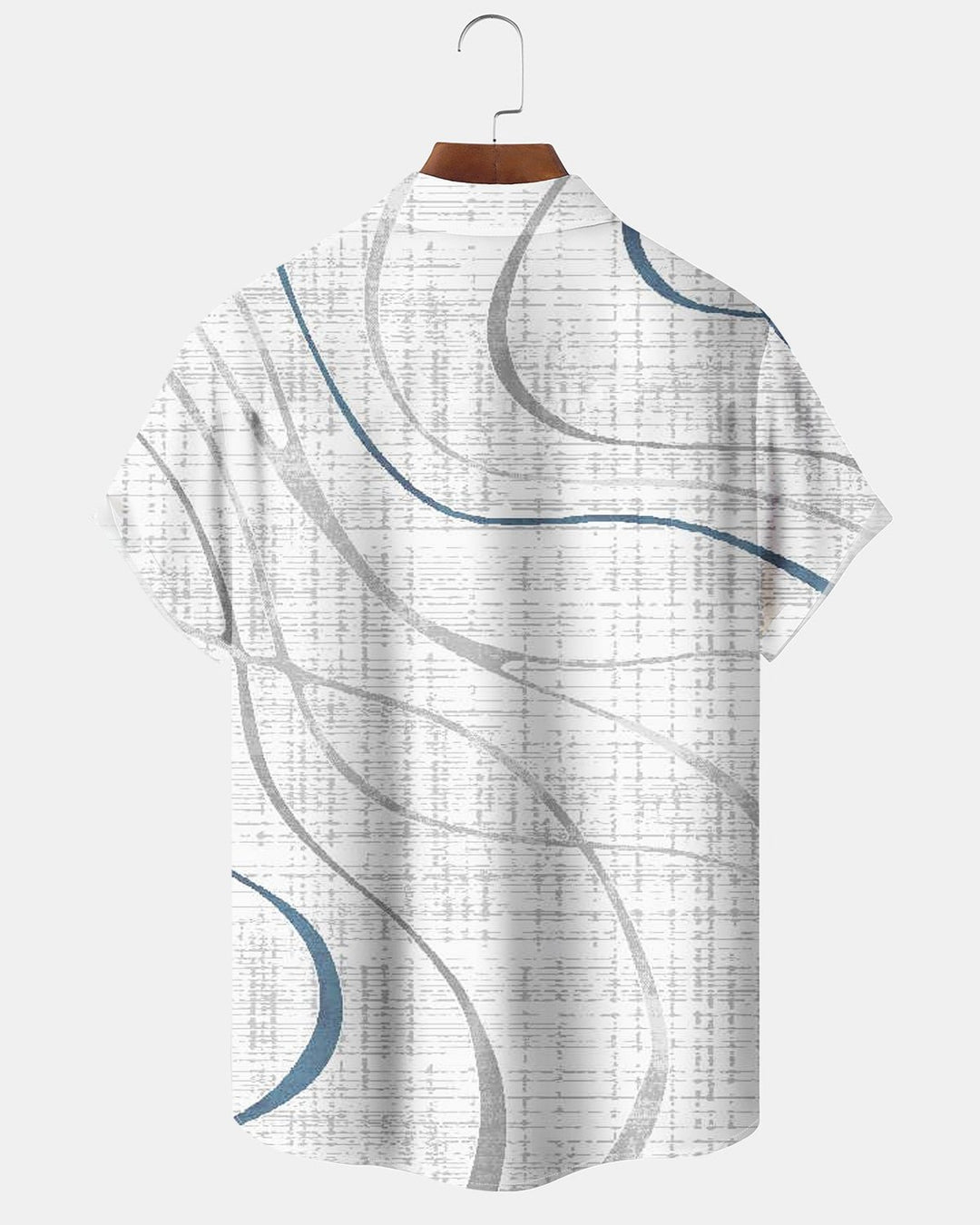 Alohadaddy® Casual Abstract Striped Texture Print Men&