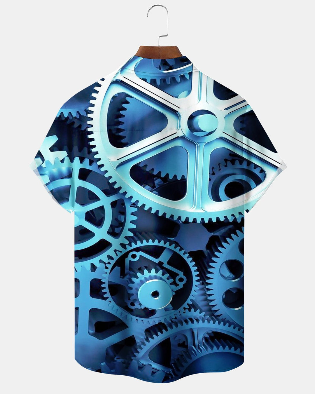 Alohadaddy® Casual Retro Gear Abstract Geometric Print Men&
