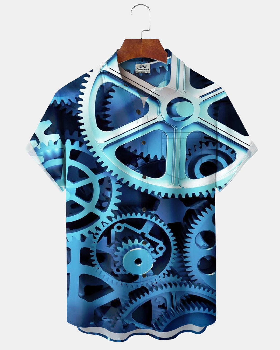 Alohadaddy® Casual Retro Gear Abstract Geometric Print Men&