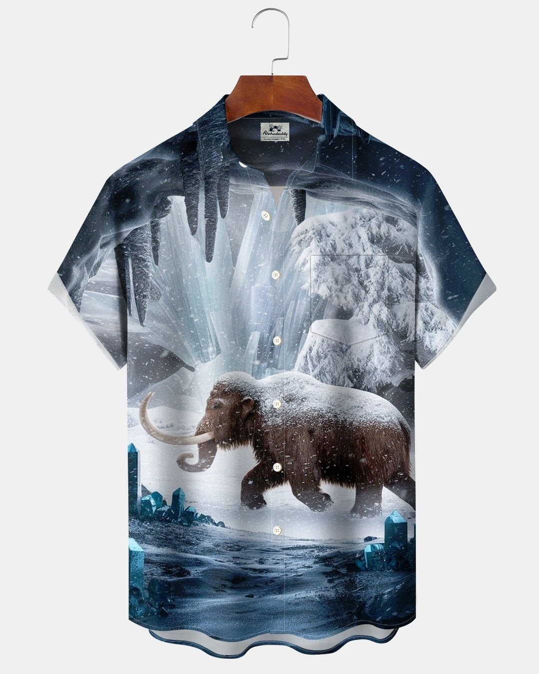 Alohadaddy® Vintage Mammoth Glacier Print Men&