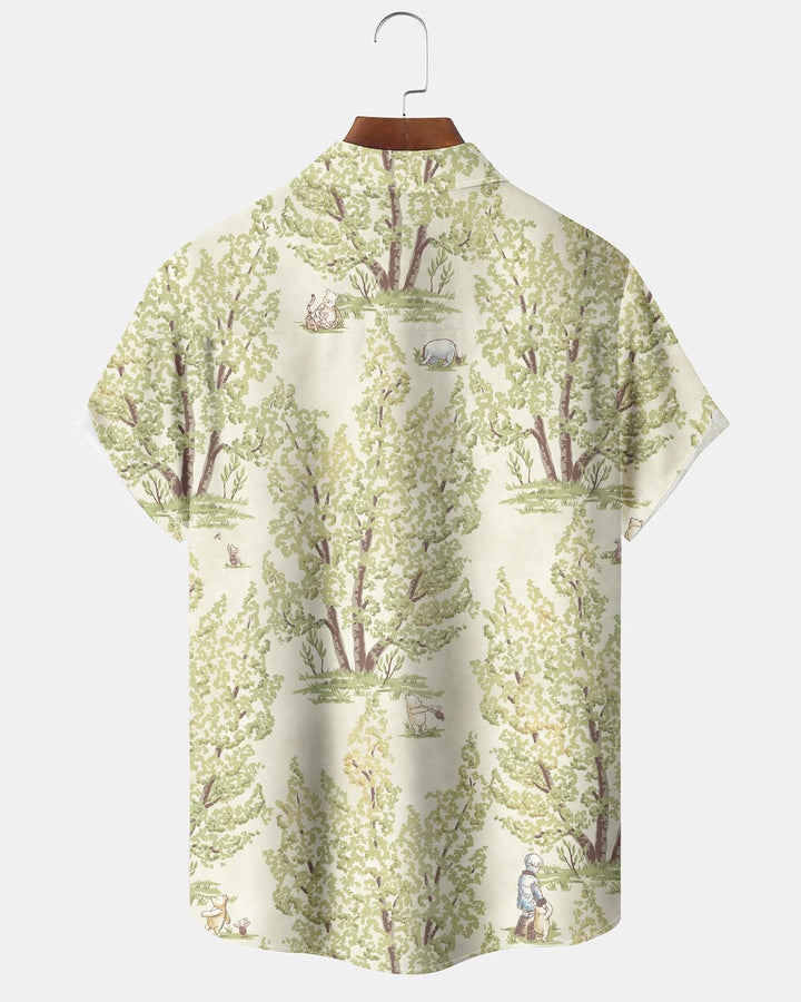 Alohadaddy® Casual Tree and Animal Print Men&