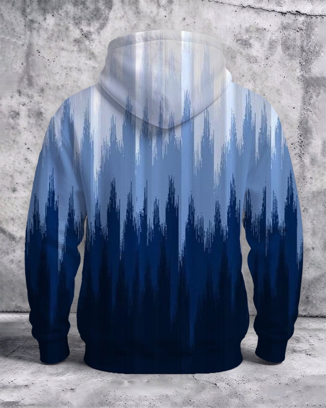 Alohadaddy® Casual Striped Abstract Gradient Art Print Men&
