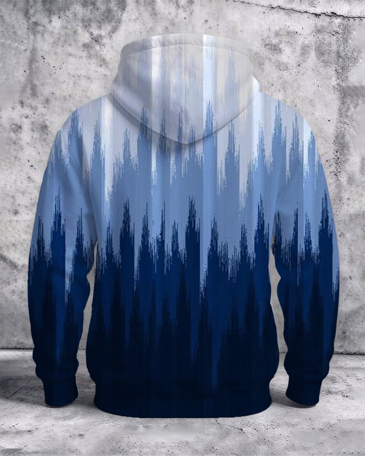 Alohadaddy® Casual Striped Abstract Gradient Art Print Men&