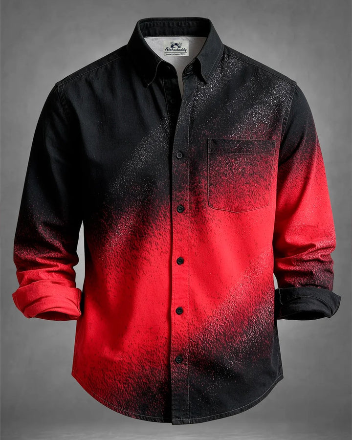 Alohadaddy® Casual Basic Abstract Gradient Print Men&