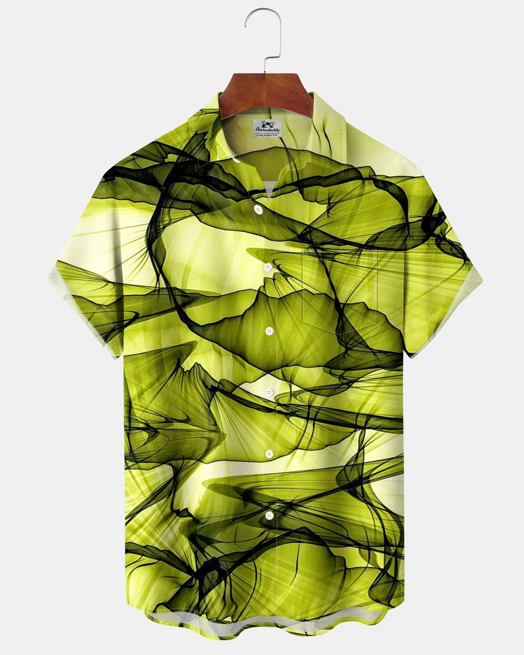 Alohadaddy® Casual Abstract Art Lotus Ripple Reflection Print Men&